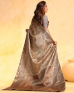 Women Zari Woven Saree with Blouse Piece - Image 3